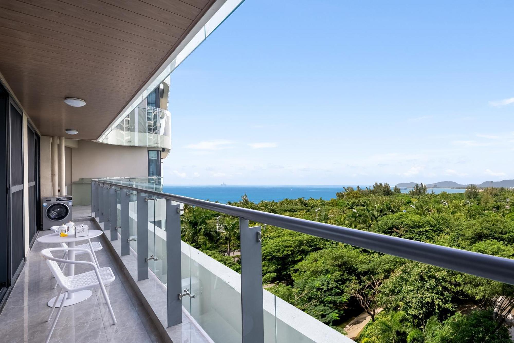 Puhai Sea View Apt By Hailan Tour At Sanya Yazhou Bay#Only 100 Meters To Beach And Sea Swimming Area エクステリア 写真