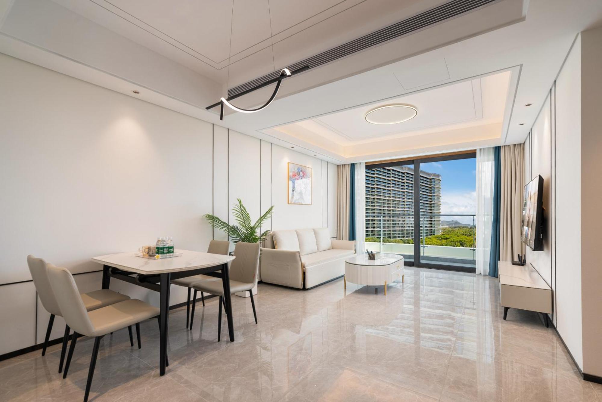 Puhai Sea View Apt By Hailan Tour At Sanya Yazhou Bay#Only 100 Meters To Beach And Sea Swimming Area エクステリア 写真