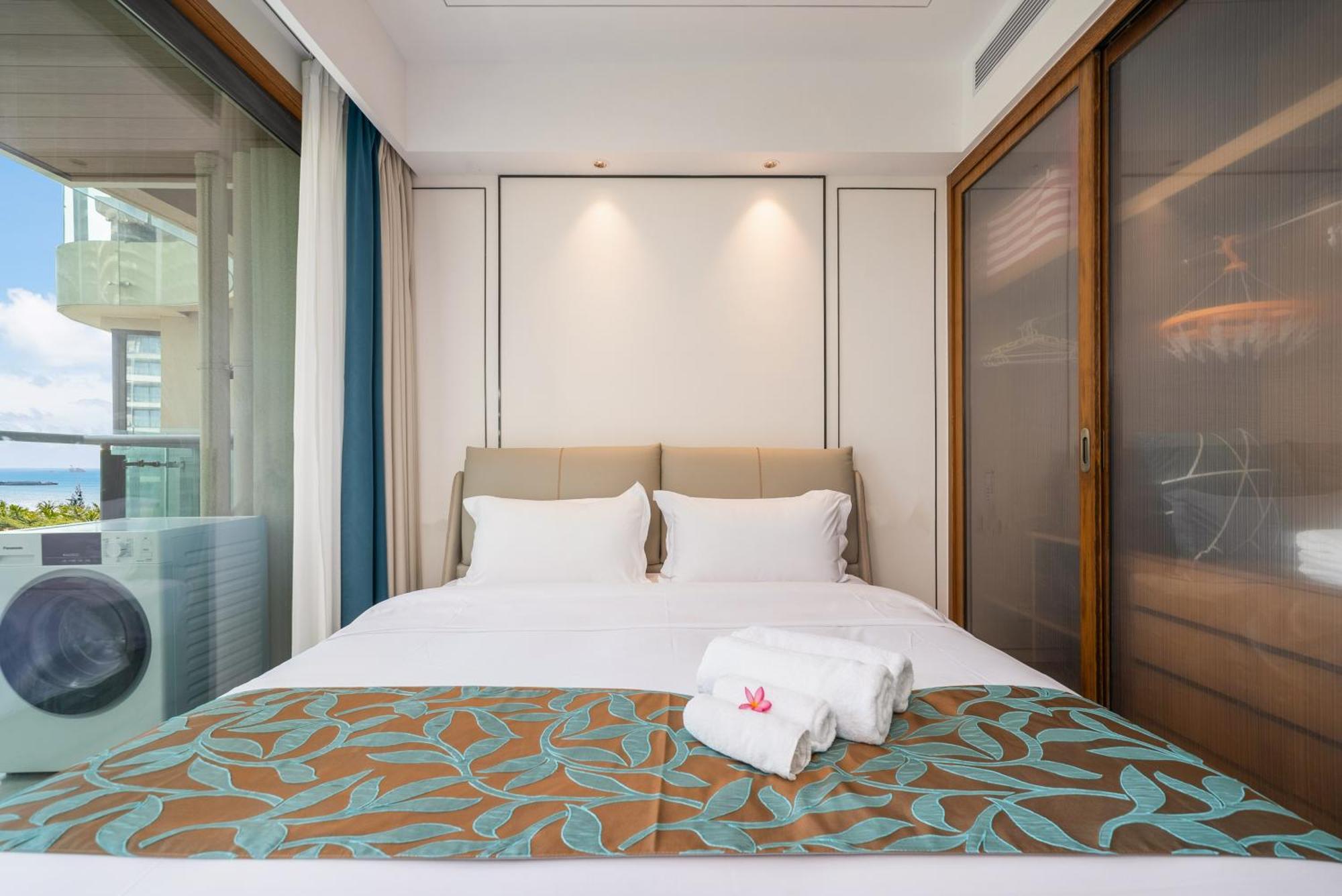 Puhai Sea View Apt By Hailan Tour At Sanya Yazhou Bay#Only 100 Meters To Beach And Sea Swimming Area エクステリア 写真