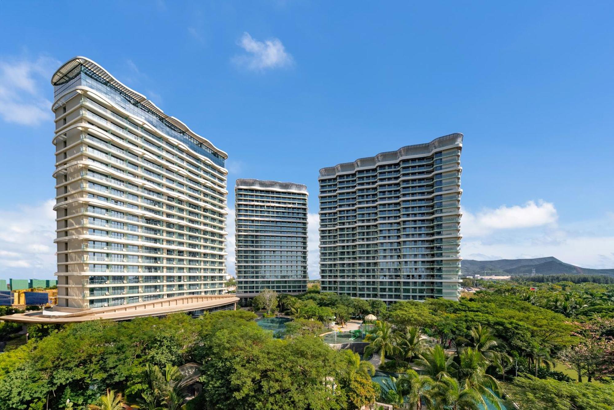 Puhai Sea View Apt By Hailan Tour At Sanya Yazhou Bay#Only 100 Meters To Beach And Sea Swimming Area エクステリア 写真