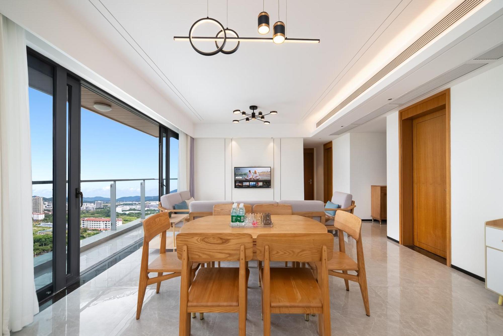 Puhai Sea View Apt By Hailan Tour At Sanya Yazhou Bay#Only 100 Meters To Beach And Sea Swimming Area エクステリア 写真
