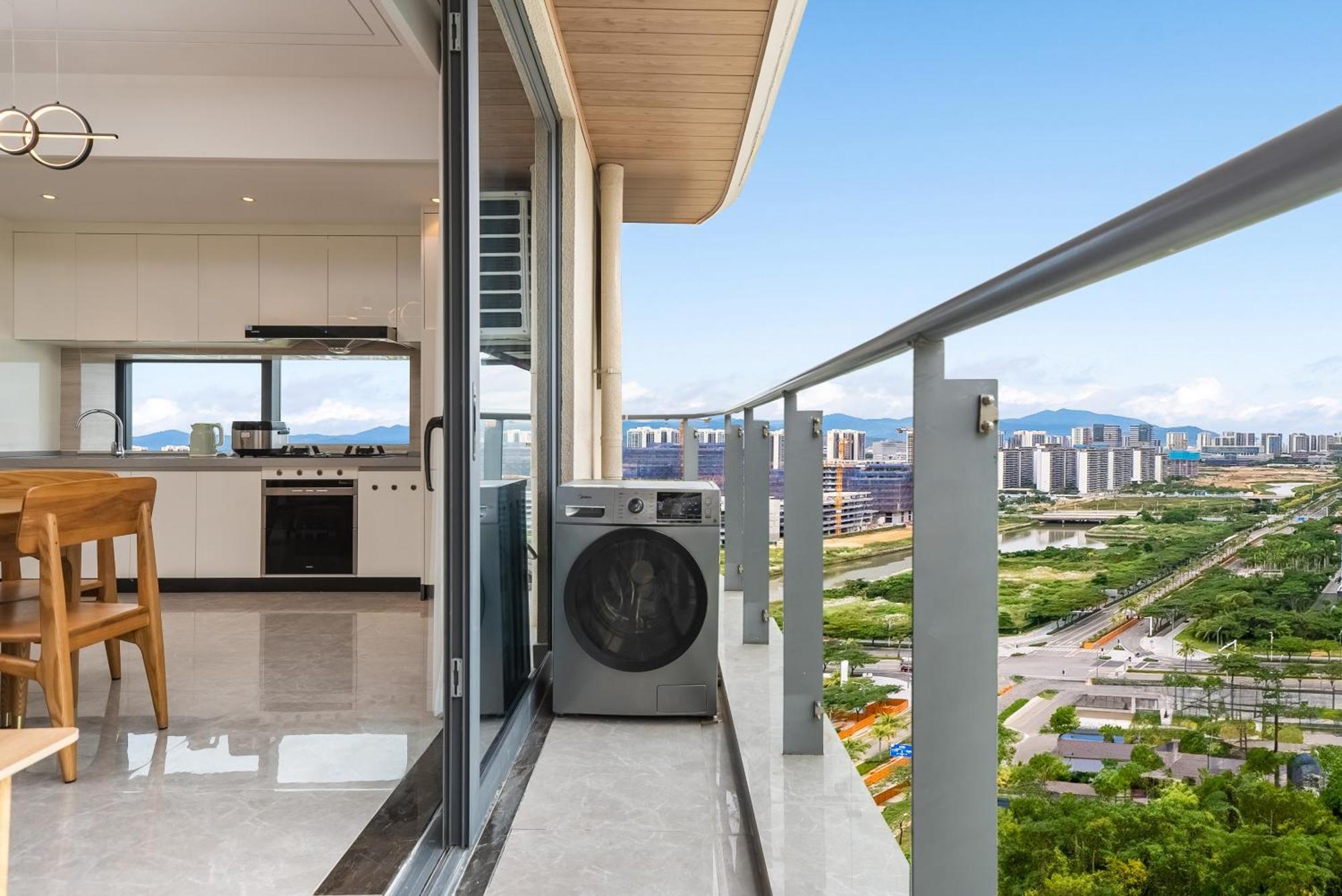 Puhai Sea View Apt By Hailan Tour At Sanya Yazhou Bay#Only 100 Meters To Beach And Sea Swimming Area エクステリア 写真