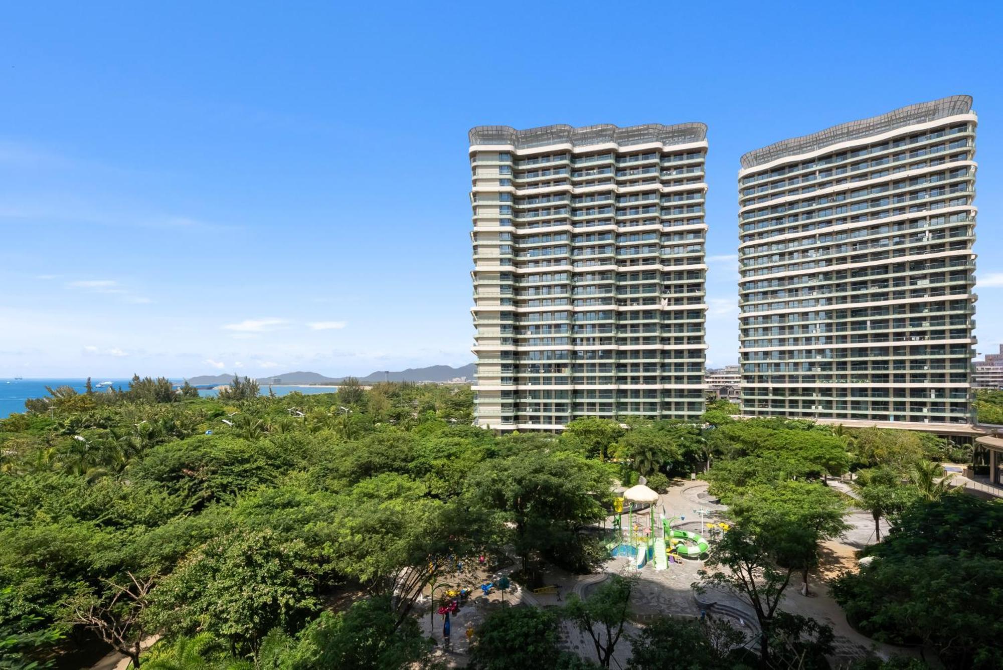 Puhai Sea View Apt By Hailan Tour At Sanya Yazhou Bay#Only 100 Meters To Beach And Sea Swimming Area エクステリア 写真