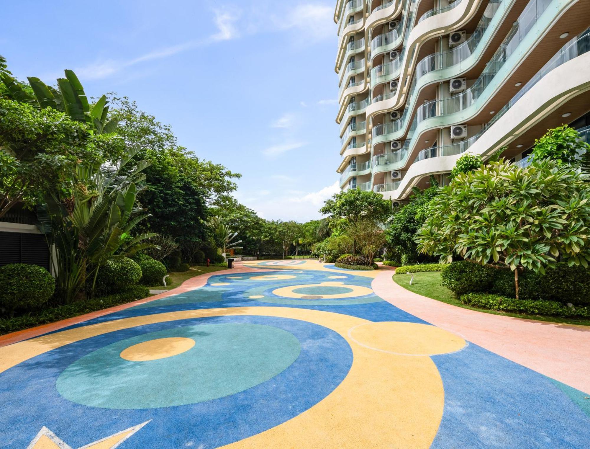Puhai Sea View Apt By Hailan Tour At Sanya Yazhou Bay#Only 100 Meters To Beach And Sea Swimming Area エクステリア 写真