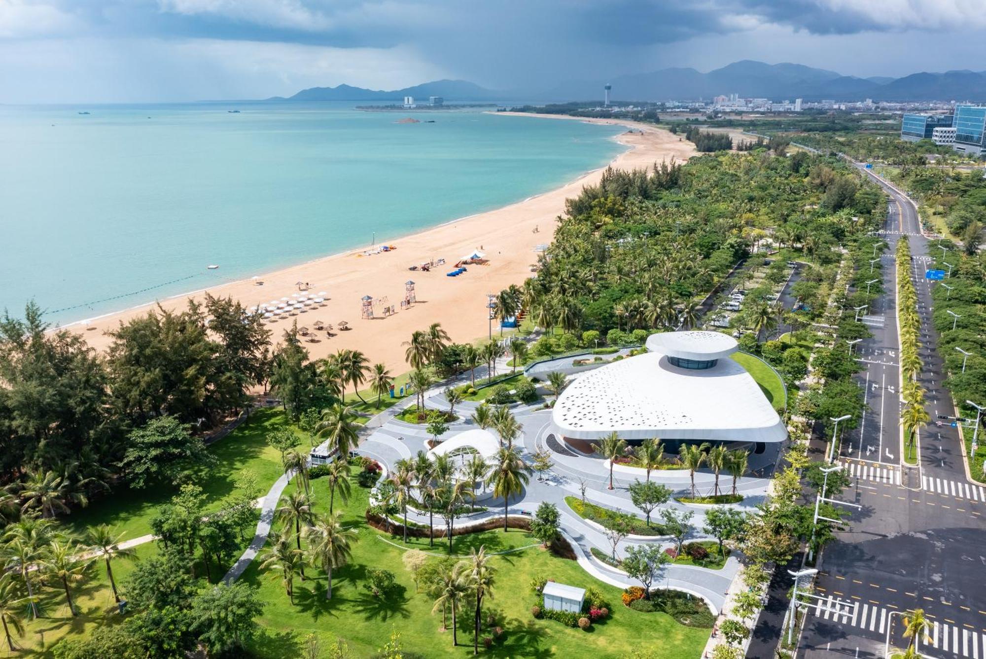 Puhai Sea View Apt By Hailan Tour At Sanya Yazhou Bay#Only 100 Meters To Beach And Sea Swimming Area エクステリア 写真