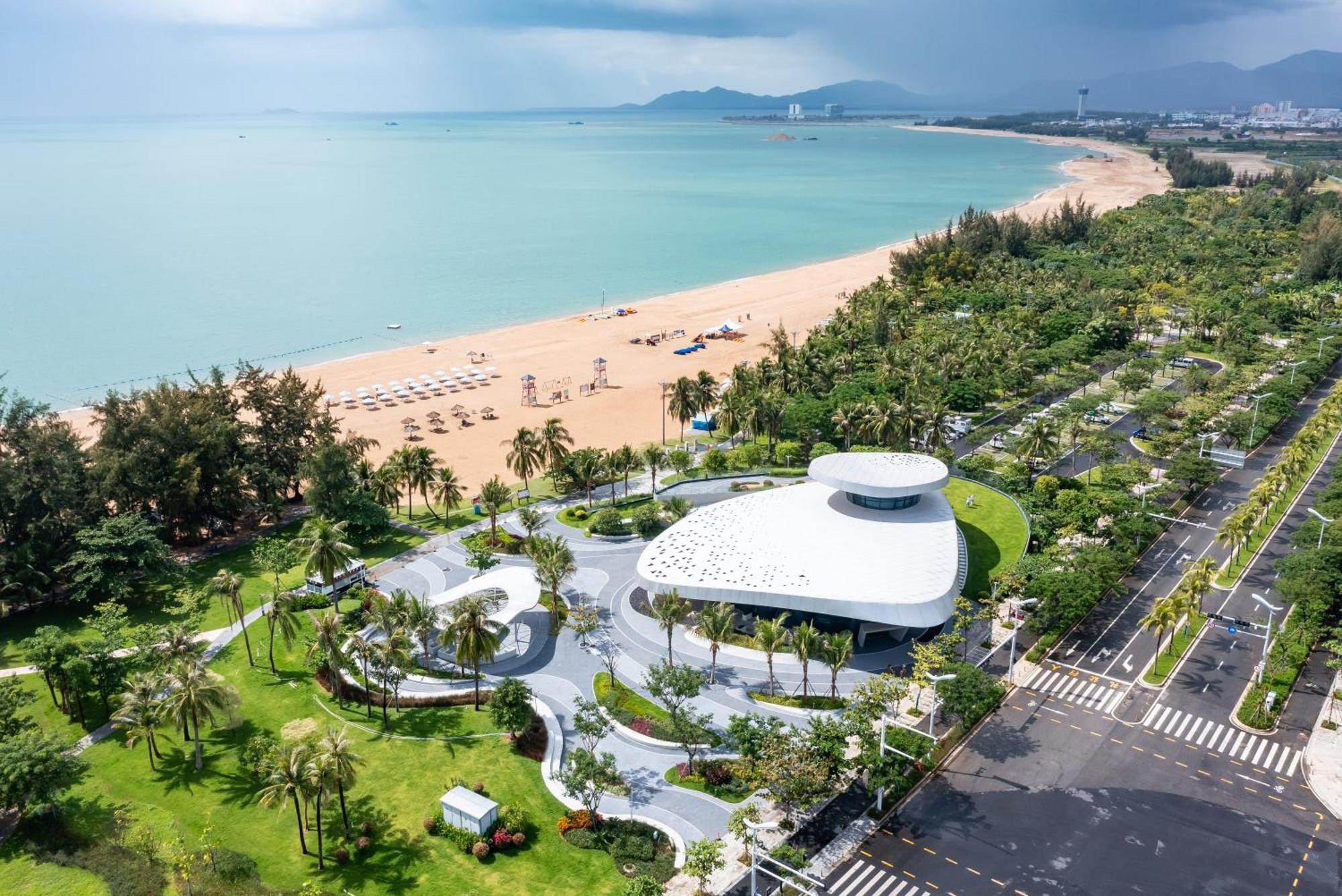 Puhai Sea View Apt By Hailan Tour At Sanya Yazhou Bay#Only 100 Meters To Beach And Sea Swimming Area エクステリア 写真